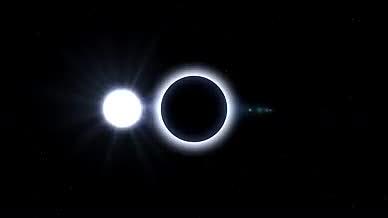 AE展示模拟日食星辰动画视频的预览图